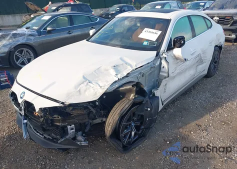 2023 BMW I4 Edrive35 z USA, uszkodzony, nr VIN WBY43AW02PFP93409